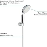 GROHE Vitalio Go 100 Hand Shower Set Rain Spray 1.75m Hose Chrome view 4