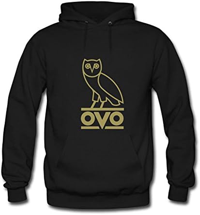James Prescott Mens Hoodies OVO Bird Black Size XL