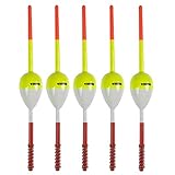 thkfish Fishing Floats and Bobbers Balsa Wood Floats Spring Bobbers Oval Stick Floats Slip Bobbers for Crappie Panfish Walleyes (1