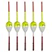 thkfish Fishing Floats and Bobbers Balsa Wood Floats Spring Bobbers Oval Stick Floats Slip Bobbers for Crappie Panfish Walleyes (1