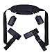 Beautychen Cosplay Adult Hand & Ankle Cuffs Strap Kit Bed Restraints Couple Flirt Toy for Party Game Restraint System Kit Medical Grade Adjustable Soft Wrist Set-03