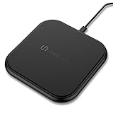 Wireless Charger, HBUDS H11 Wireless Fast Charging Pad for iPhone X/8/8 Plus 10W Fast Wireless Charging for Samsung Galaxy S8/S8 Plus/S7/Note 8 and Power All Qi-Enabled Phones (Adapter No Included)