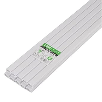 Amazon Co Jp テープ付きモール 2号 白 1m 10本パック 品番 00 4576 産業 研究開発用品