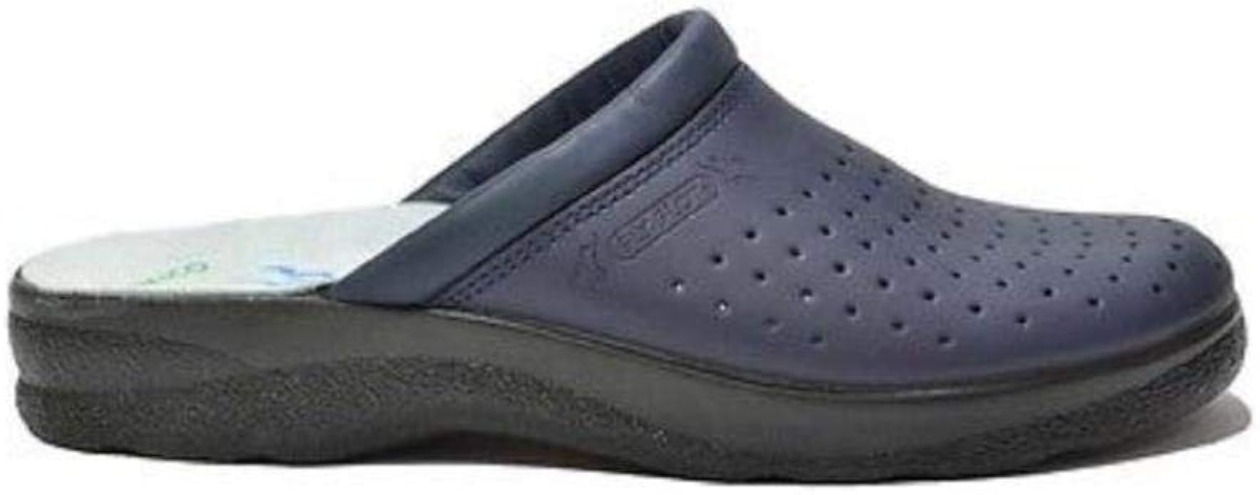 fly flot mens leather mule slippers