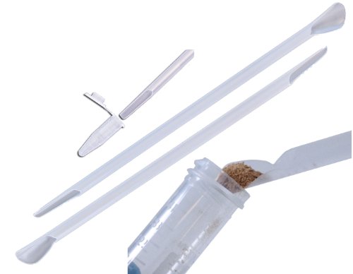 LevGo 17251 smartSpatula Disposable Polypropylene Laboratory Spatula, Sterile, 210 mm (Pack of 100)