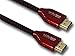 WiRoTech HDMI Cable 4K Ultra HD with Braided Cable, HDMI 2.0 18Gbps, Supports 4K 60Hz, Chroma 4 4 4, Dolby Vision, HDR10, ARC, HDCP2.2 (3 Feet, Red)