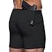 Graystone Concealed Carry Men's Holster Compression Shorts - Concealment Spandex Shorts with Two Pockets CCW Clothing (Black, Large)