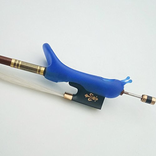 MagiDeal Finest Rubber Violin Bow Hold Buddy Bow Holder Violin Fiddle Teaching Aid Correct Cute! - Blue
