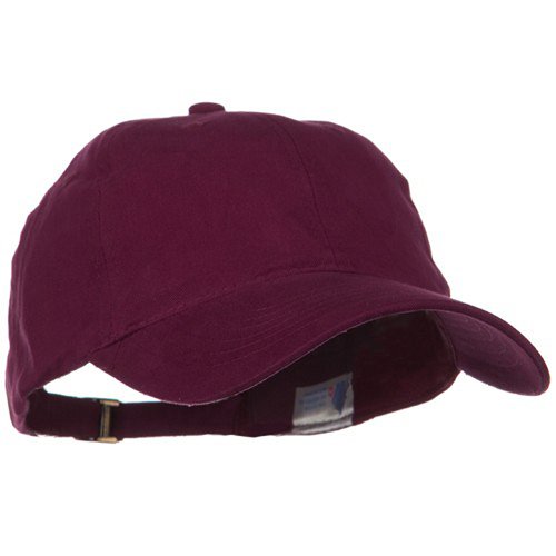 Low Profile Light Weight Brushed Cap - Maroon OSFM