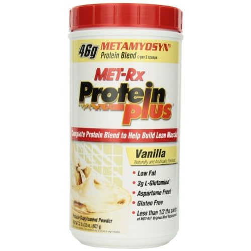 MET-Rx  Protein Plus Metamyosyn Protein Blend - Vanilla, 2-Pound Jar image