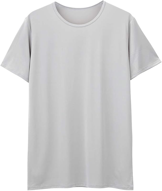 Amazon インナーシャツ メンズ クルーネック 丸首 半袖 Tシャツ 抗菌 防臭 吸水 速乾 無地 シンプル ビジネス 学校 通勤 通学 部活 スーツ 制服 Sa 1001 インナーシャツ 通販