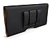 Bomea Galaxy S10e Holster, Galaxy S6/S6 Edge Belt Case, Cellphone Belt Holster Holder Case with Belt Clip and Loops Leather Pouch for Samsung Galaxy S10e/S6/S6 Edge (Fits Phone with Case on)