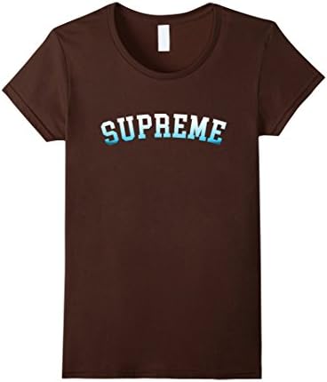 Womens Supreme T-Shirt Medium Brown