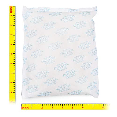 750G Indicating Silica Gel Packets, Rechargeable Desiccant Packets and Dehumidifier with Orange Color Indicator (Orange to Dark Green), Food Safe Moisture Absorber Bag for Prevent Corrosion, Moisture