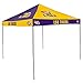 NCAA LSU Tigers 9-Foot x 9-Foot Pinwheel Tailgating Canopy, Purple/Gold