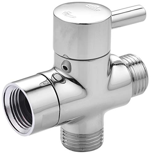 HighStandard Shower Head Diverter Valve, 100 Solid Brass Shower Arm