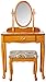Crown Mark Vanity Set, Oak