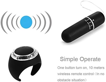 OZSGY T-Shirt New Vibrating Bed Finger Ring Wireless Remote Control Vibrating Panty Set Sèx Tóys Strap On Panties Clītoris Bullet Víbrátor for Woman,Black,Personal Víbrátors and Sèx Tóys 20 cm