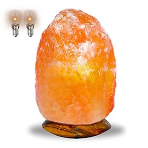 2-3 KG Natural Pink Himalayan Crystal Rock Salt Lamp 100% Authentic Finest Quality Crystals with CE Certified Standard Electric Plug and Bulb