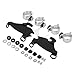 XFMT 39mm Gauntlet Fairing Trigger Lock Mount Fit Compatible with Harley XL883 XL1200 FXDF FXDL
