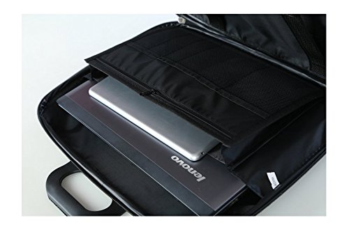 Faux Leather Messenger Bag Hard Shell Protective Carrying Case for Lenovo IdeaPad 320 / 320S 15" / ThinkPad E575 / E570 / L570 / Lenovo Legion Y520 / Y720 / Lenovo Flex 5 15" 15.6 in Laptop