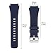 Bands for Samsung Gear S3 Frontier/Classic Watch Silicone Bracelet, Sports Silicone Band Strap Replacement Wristband For Samsung Gear S3 Frontier / S3 Classic (Dark Blue)
