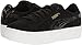 PUMA Women's Vikky Platform Fashion Sneaker, Black White, 8 M US