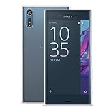 Sony Xperia XZ Case [Anti Slip][Ultra Slim], Popsky Silicone TPU Crystal Clear Soft Protective Rubber TPU Case Cover with Shock Absorption
