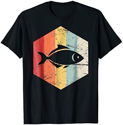 Mens Retro Vintage Pet Fish Aquarium T-Shirt 2XL Black