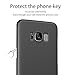 YIHAILU Samsung Galaxy S8 Plus Case Smoothly Skin Shockproof Ultra Thin Slim Full Body Protective Cover For S8+ 6.2 Inch (Silky Black)