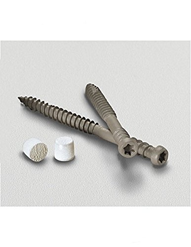 Pro Plug PVC Plugging System for Kleer Woodgrain Trim - Epoxy Steel - 75 pcs for 50 Lineal Ft.