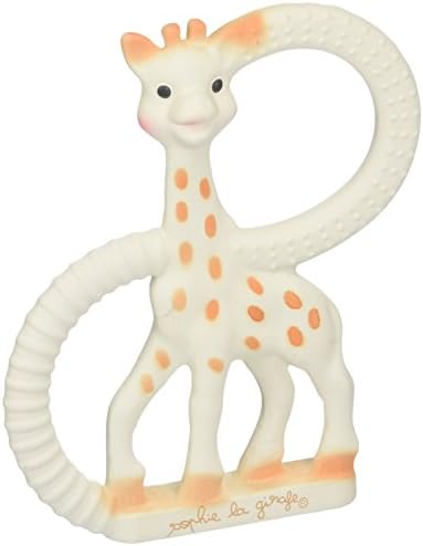 Vulli Products - Sophie The Giraffe Teething Ring - Gift Boxed! - 100% Natural rubber