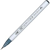 Zig Clean Color Real Brush Marker Pen 092 Blue Grey