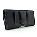 Premium Horizontal Leather Case Pouch Wallet for Samsung Galaxy J7 (2016), S8, J7 Prime,On8, On7, On Nxt - w/ Card Holder, Belt Clip, Belt Loops (Plus Size for Phone w/ Thick Cover Otterbox On)