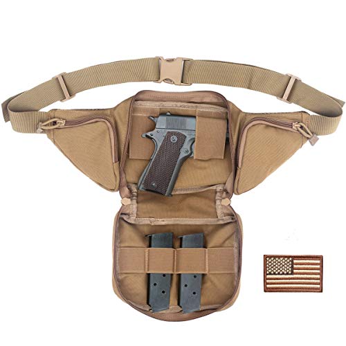 LIVANS Concealed Carry Fanny Pack Holster, Tactical Conceal Carry