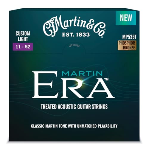 Martin MP535T Era Cuerdas para guitarra acústica, luz personalizada (11-52)