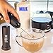KitchVision Mini Handheld Milk Frother - Battery Operated Electric Foam Maker | Includes Kitchen Stand