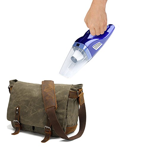Portable Vacuum Cleaner for Car – Small Handheld Vacuum and Attachments for Cars, Trucks, Vans – Cordless Hand Vacuum with Rechargeable Battery – Essential Interior Car Cleaning Supplies by SHRAGIS - Thumbnail 5