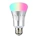 Smart Light Bulbs - Lampwin Multi Color Changing Wireless Dimmable Wifi LED Smart Bulb, Smartphone Control E27 LED Bulb Works with Alexa Amazon for iOS Android, App Voice Control, Home Automation