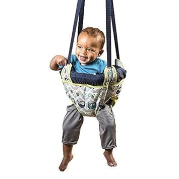 New Baby Door Jumper Owl Bouncer Doorway Swing Jump Up Seat