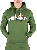 ellesse Men's Runaway Pullover Hoodie, Green, M