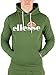 ellesse Men's Runaway Pullover Hoodie, Green, M
