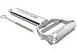Priority Chef Julienne Peeler and Vegetable Peeler In One Tool, Stainless Steel - JUL-001