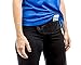 Just Believe Brand Premium RFID Travel Money Belt Waist Pouch-Don't Be A Victim of Electronic Pickpocketing