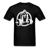 Spreadshirt Gorilla Lifting Weightlifting Men's T-Shirt, XL, black