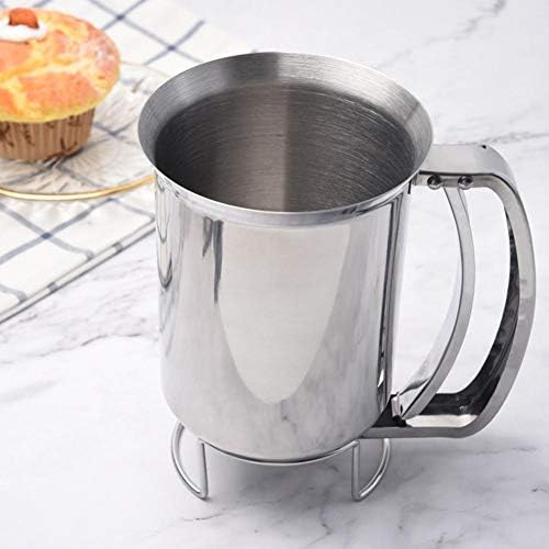 talogca pancake batter dispenser handheld stainless steel pancake dough dispenser professional batter funnel kitchen tool for baking cakes cupcakes crepes waffles everywhere