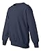 Hanes Youth EcoSmart Crewneck Sweatshirt - Navy - Long Sleeve - Cotton Polyester