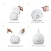 MIIRROR Aromatherapy Essential Oil Diffuser Cool Mist 500ml 4-IN-1 Humidifier Ultrasonic Room Decor with 7 Color Changing Lamps, 4 Timer Settings and Waterless Auto Shut-Off