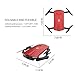 Holy Stone HS160 Drone with Camera, RC Quadcopter Foldable Drone with WiFi FPV 720p Camera Live Video for Beginners & Kids - Altitude Hold, One Key Start, APP Control and Portable Carrying Case, Red