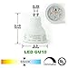 Direct-Lighting H System Daylight White 6000K GU10 LED Track Lighting Head - 7.5W LED Bulb 50154L White